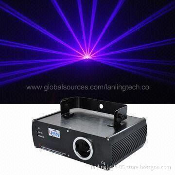 Single Night Club Laser Show Light with 200mW Laser Power, Comes in Violet Color